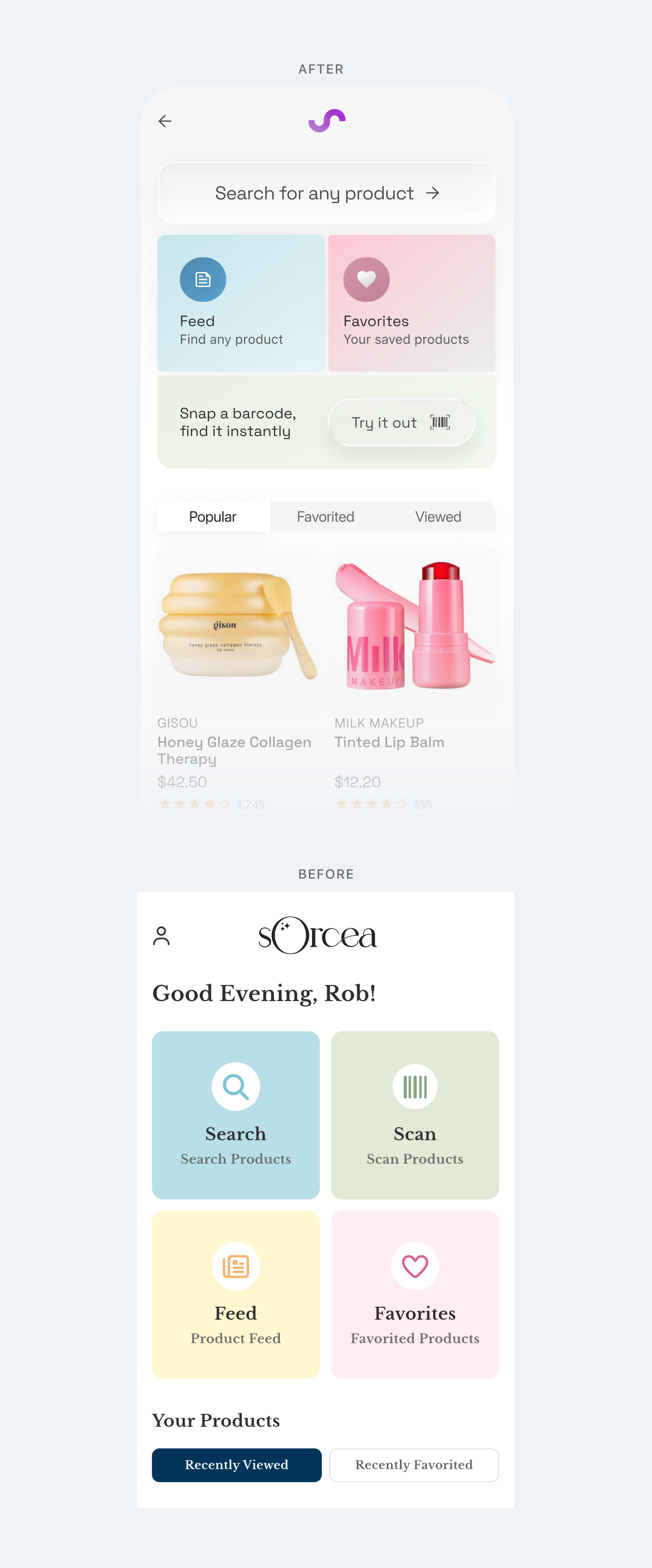 Home page redesign